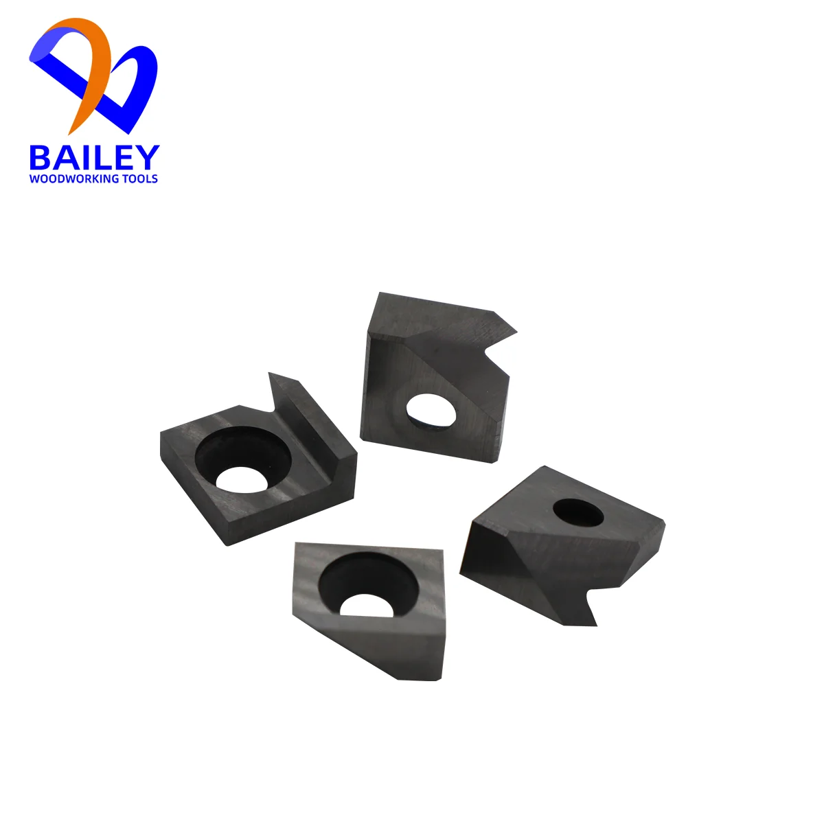 BAILEY 1PAIR 12x12x3x6mm Premium Quality Carbide Scraping Blade Woodworking Tool Scraper for Edge Banding Machine