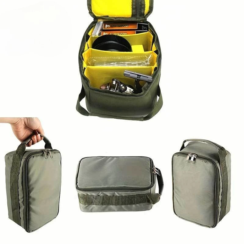 

Portable Large Capacity Fishing Reel Storage Bag for Spinning Reel Baitcasting Reel Fishing Gear Outdoor Accessories