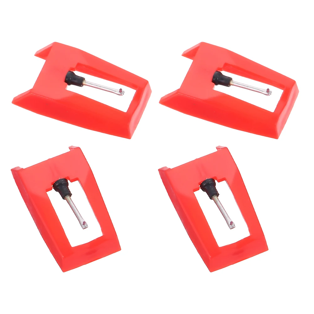

4pcs Stylus Player Phonograph Needles Needles Phonograph Replacement Turntable Pickup Attachment DJ Accessories