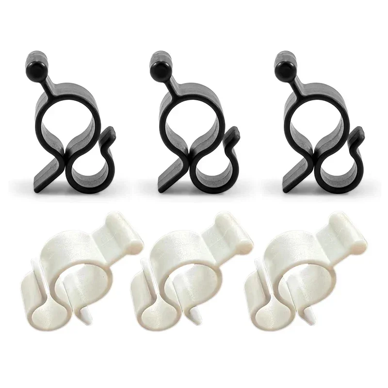 10pcs Plastic Camping Awning Hooks Clips RV Tent Rope String Lights Caravan Hanging Clamp Hangers Hang Up Bath Towel Robes 40mm