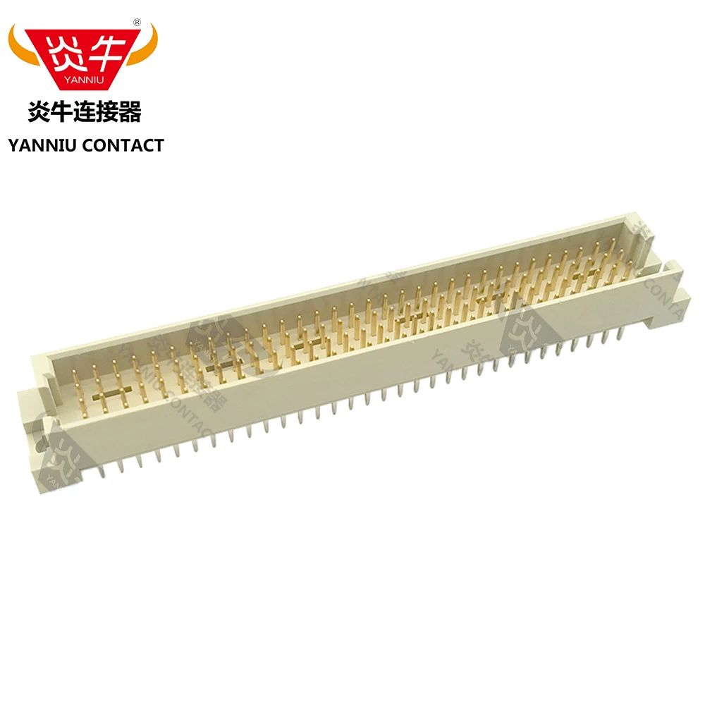 10Pcs 4128 4*32P 4Row32Pin DIN41612 Series DIN CONNECTOR 128PIN FEMALE RIGHT ANGLE PINS EUROPEAN SOCKET YANNIU