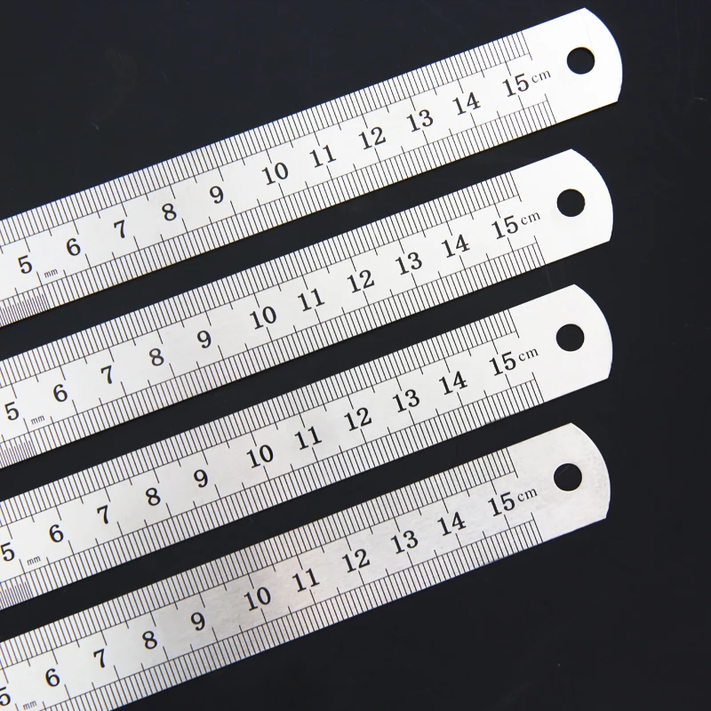 150mm Straightedge Ruler Steel Ruler Stainless Steel Angle Ruler Carpenter Square Ruller Goniometro Angle Measurement Tools 1Pcs