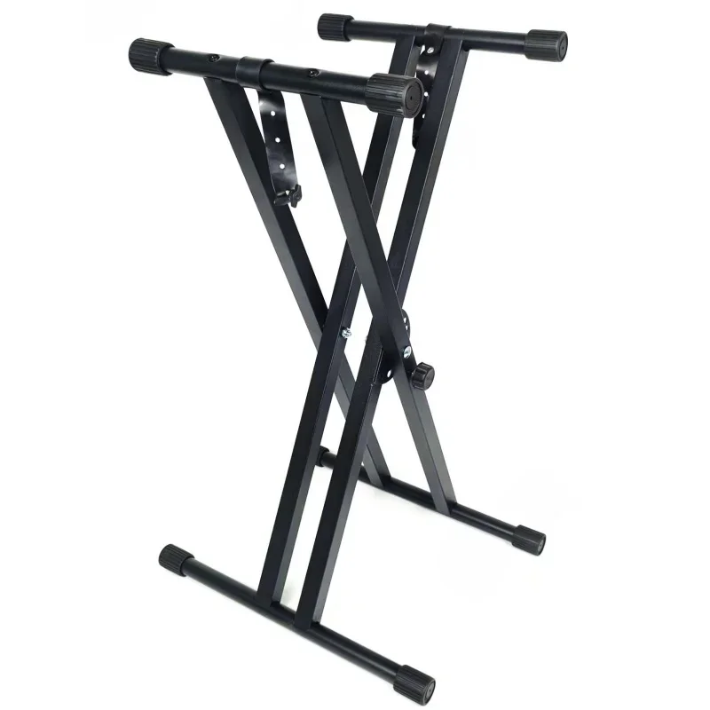 

Adjustable Double Pipe Thickened X Electronic Piano Stand 61 Keys Electric Piano Keyboard Stand Musical Instrument Stand
