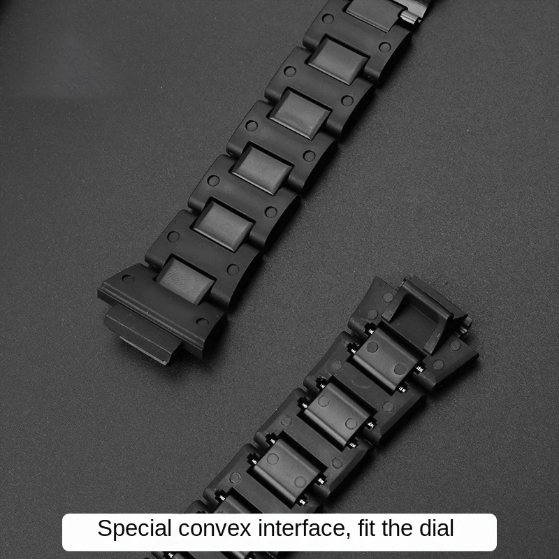 For DW5600 ga2100 watch strap Casio G-Shock DW6900 DW-5600 GW-M5610 GA-2100 men\'s watch strap 16mm composite plastic steel light