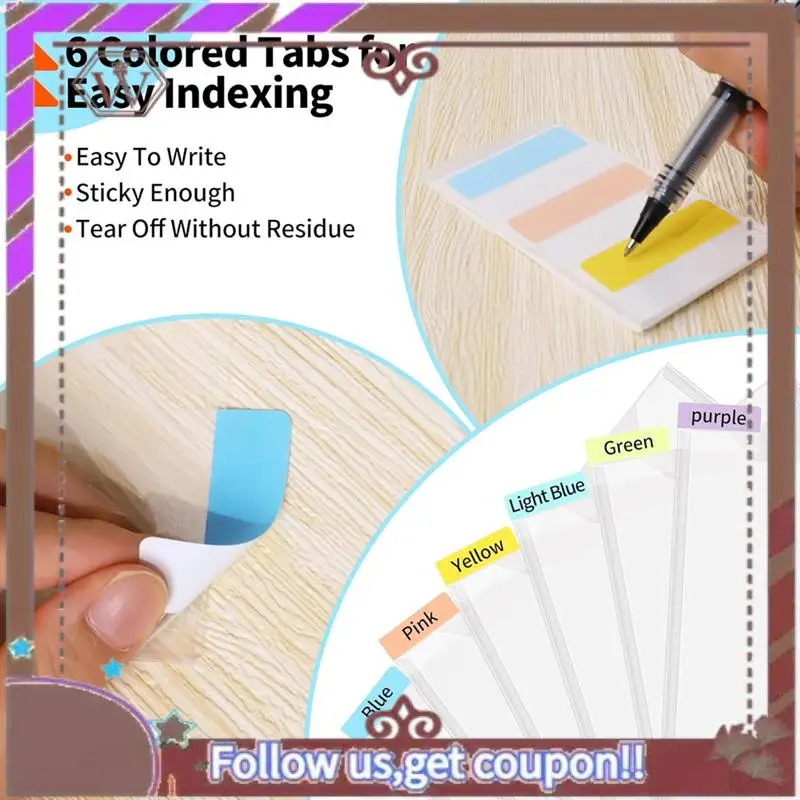 ABBG-منظم تخزين الورق مقاس 12 × 12 بوصة منظم تخزين شفاف مع علامات تبويب مؤشر لاصقة لورق القصاصات من الفينيل