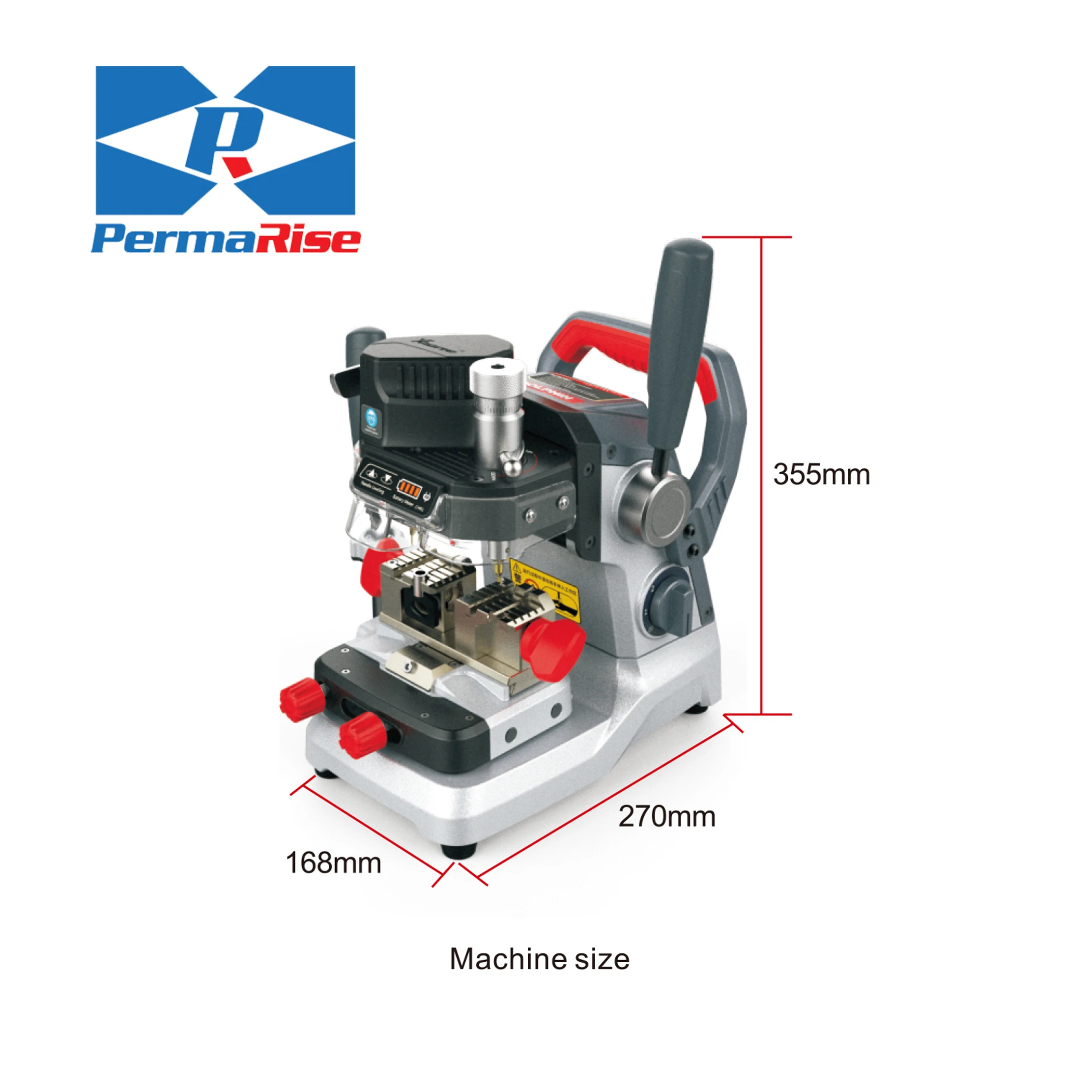 Máquina cortadora de llaves esencial XP-007 para hoyuelos láser y llaves planas, herramienta esencial para suministros de cerrajería