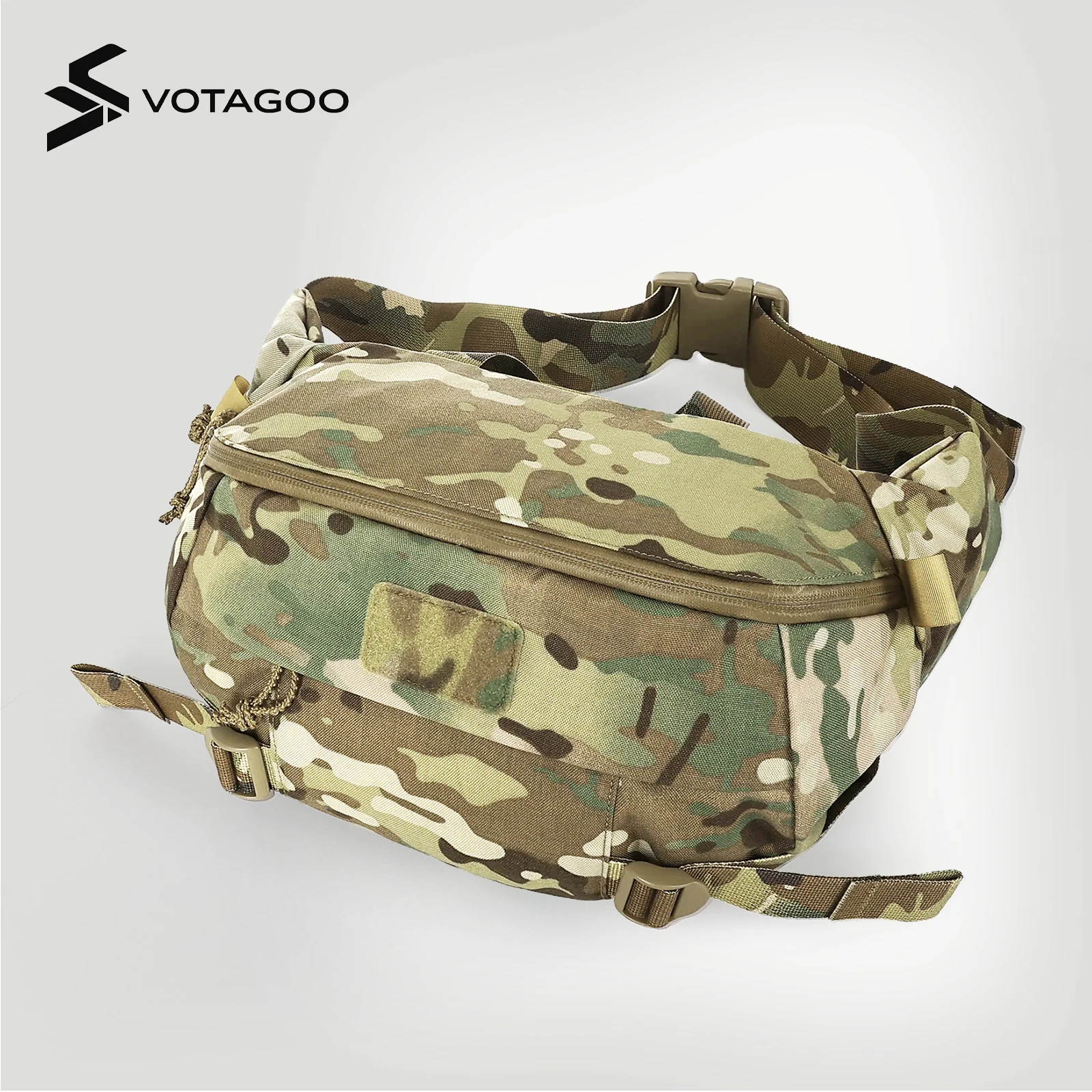 VOTAGOO Multifunctional Waist Bag Backpack Sling Bag for Men Women Travel Hiking Cordura 500D Nylon Waterproof