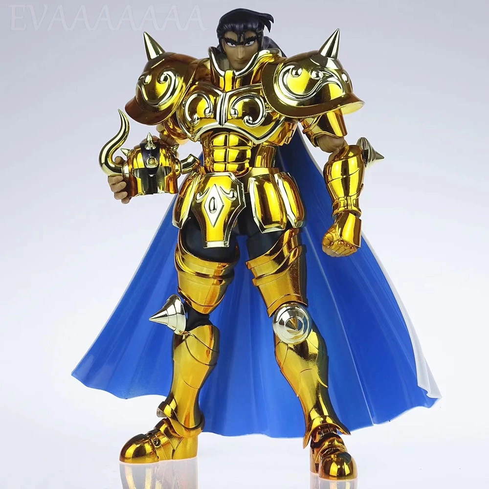 CS Model Saint Seiya Cloth Myth EX Taurus Aldebaran With Rosary Beads To Virgo Gold Saint Knights of the Zodiac Metal Armor Toys