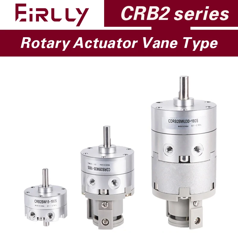 Single blade rotating cylinder CRB2BW / CDRB2BW / CDRB2BWU10/15/20/30/40-90S/180S/270S Pneumatic Rotary Actuator