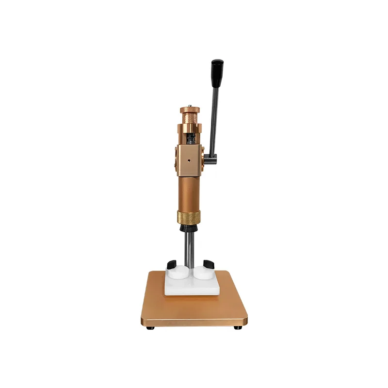 Small semi-automatic capping machine Manual perfume bottle sealing medium set perfume piercing and capping machine