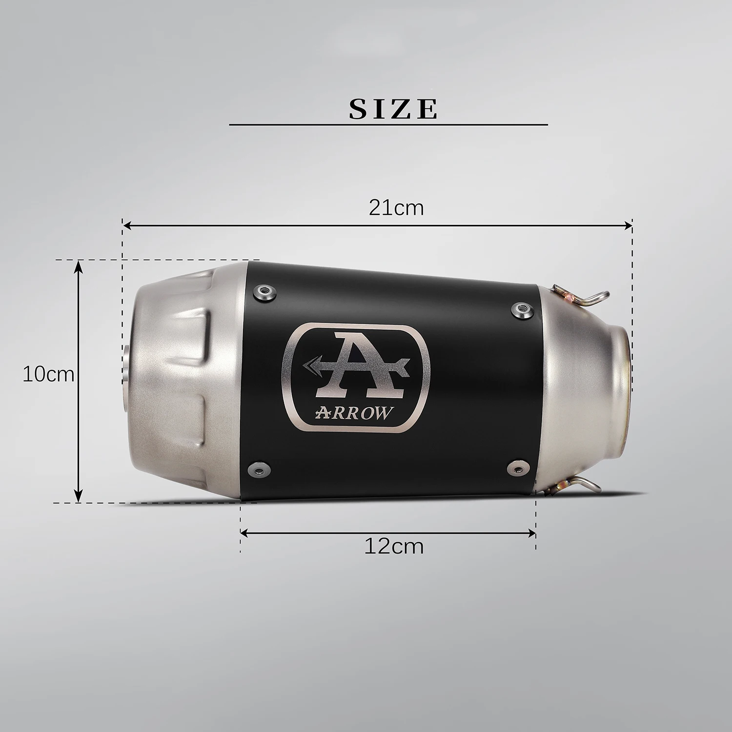 Universal 51MM motorcycle pipe exhaust Scooter Tail Pipe for gsxr150 cbr150r ninja250 r15  250sr nmax pcx z250 mt15