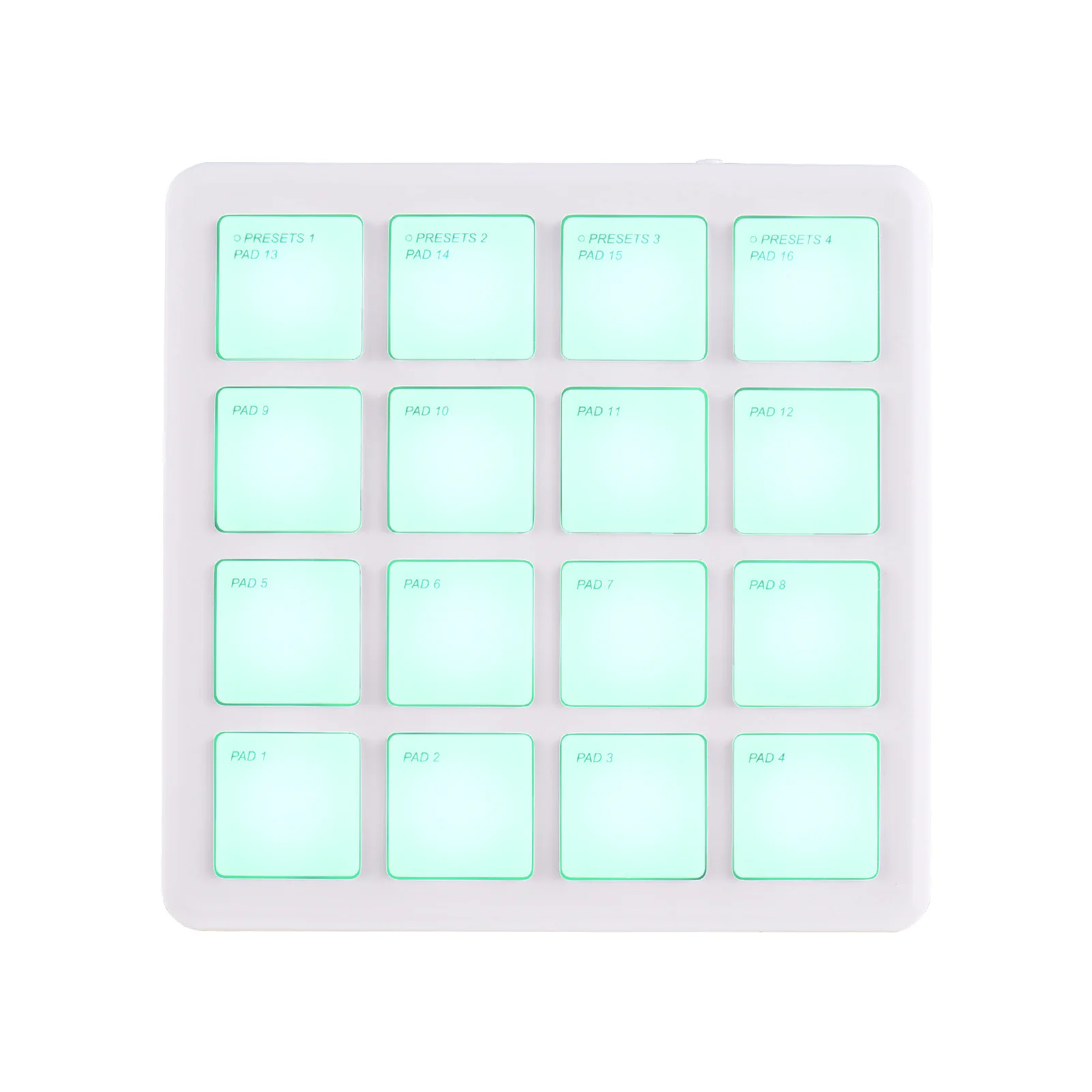 M-VAVE MIDI Controller Pad 16  Sensitive RGB Backlight Pads MIDI Keyboard  Machine  Connection Portable MIDI Pad
