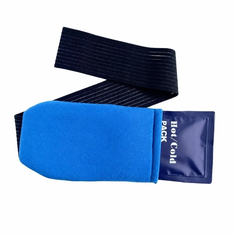 Reusable Ice Gel Pack Portable Elastic Wrap Gel Ice Wrap Hot And Cold Therapy Adjustable Strap Hot Cold Compress Pack