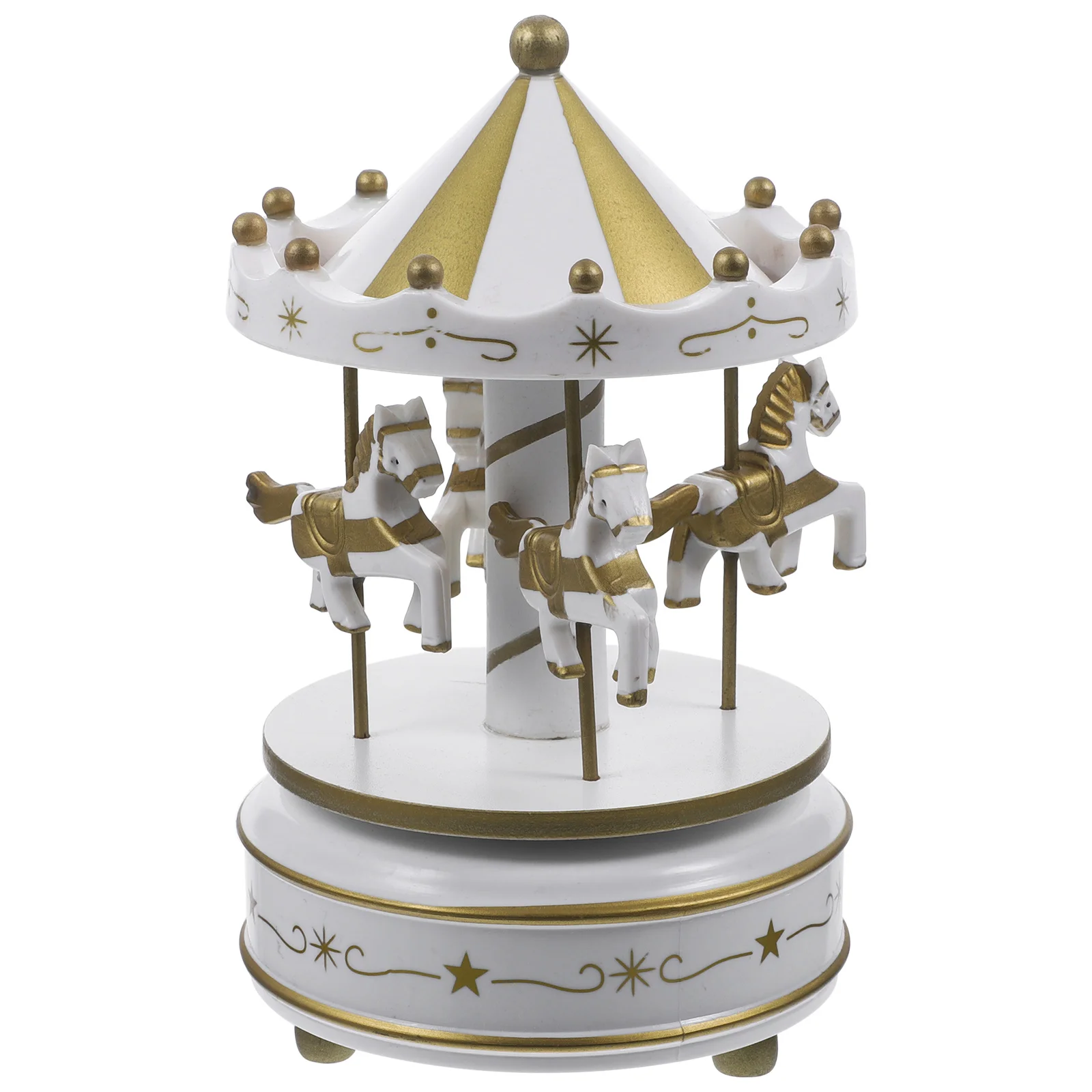 

Plastic Merry-Go-Round Carousel Wind Up Music Box Kids Gift ( Style) Plastic Music Box Carousel Music Box