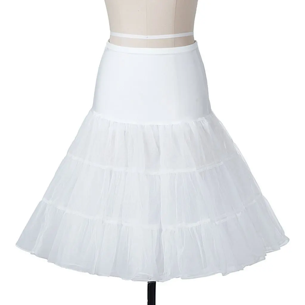 

Vintage Boneless Skirt for Women Rock Ball Ballet Dress Wedding 50 Years 60 Years Style Hot Sale Petticoat