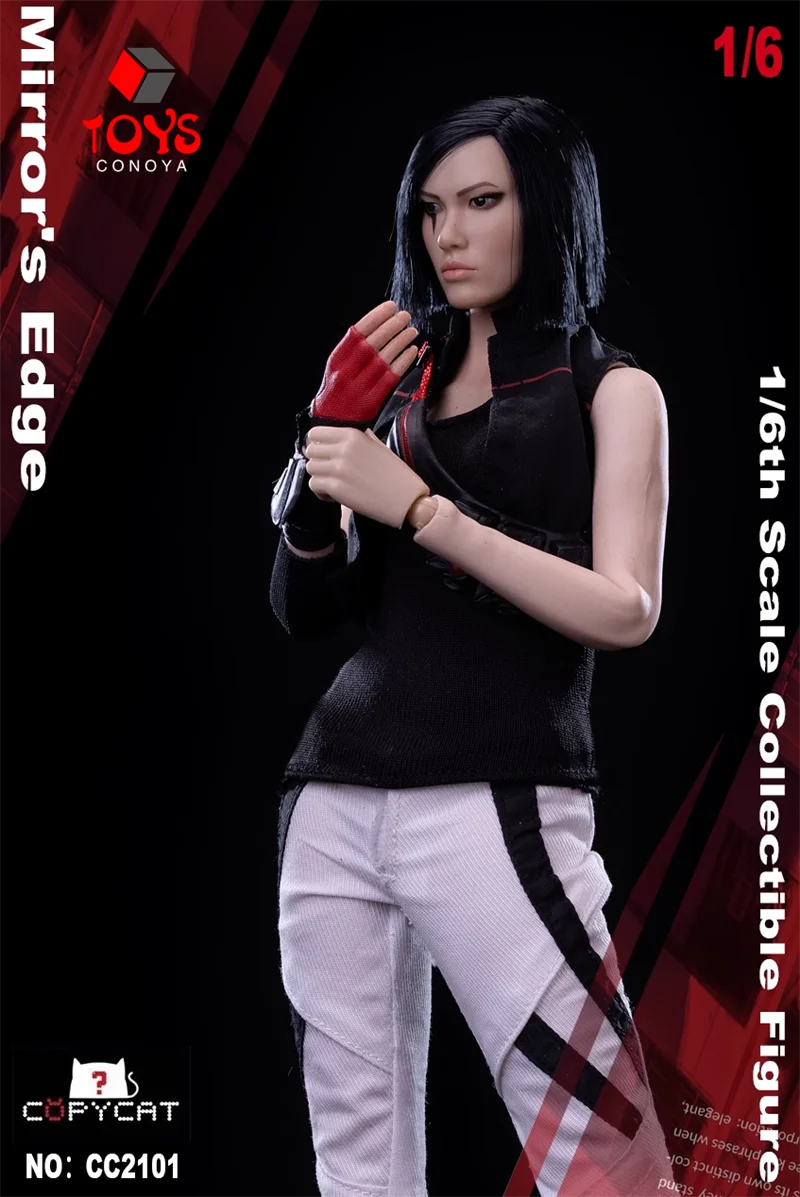 In Stock COPYCAT CC2101 1/6 Parkour Girl Figure Model 12'' Female Soldier Action Figure Doll Full Set Toy In Stock