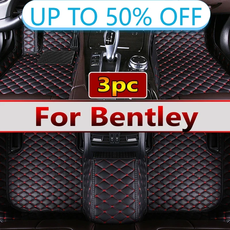 Car Floor Mat For Bentley Mulsanne Continental GT continental Flying Spur Arnage Falcon Azure Mulliner Bentayga Car Accessories