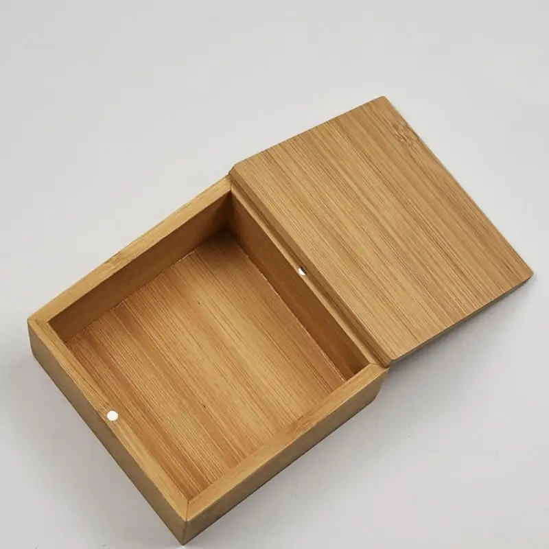 

M5TC Bamboo Cards Storage Box Playing Card Box for Case Container for Table Board Deck Game Tarot Playing Games