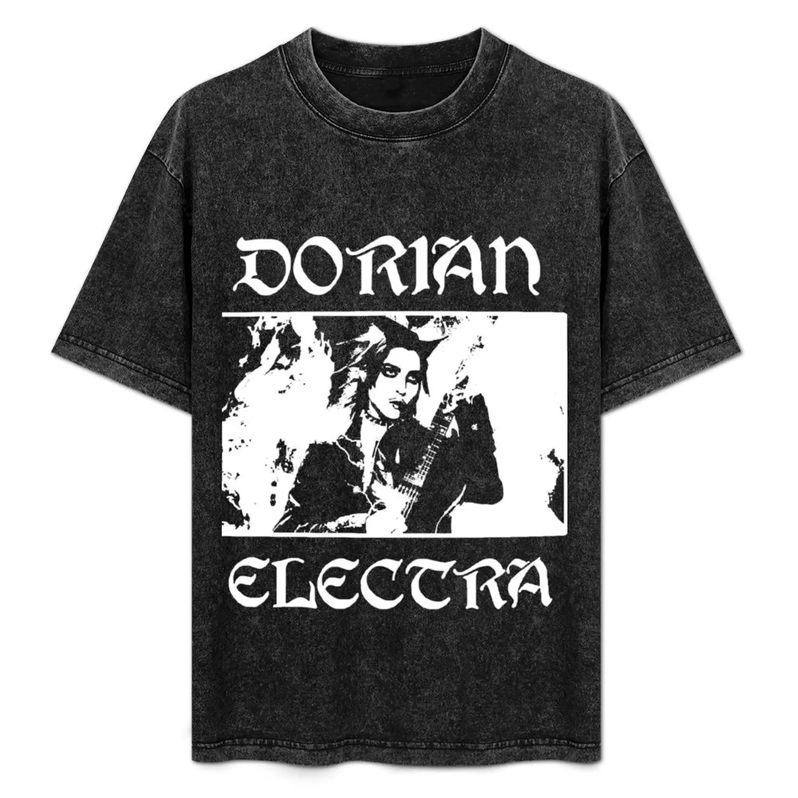 Dorian Electra Metal Classic T-Shirt Standard Fit Solid Tee Shirt