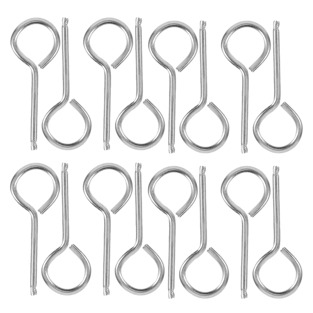 

100 Pcs Fire Extinguisher Latch Accessories Equipment Pull Pin Lock Pins Stainless Steel Parts Tools Replacement