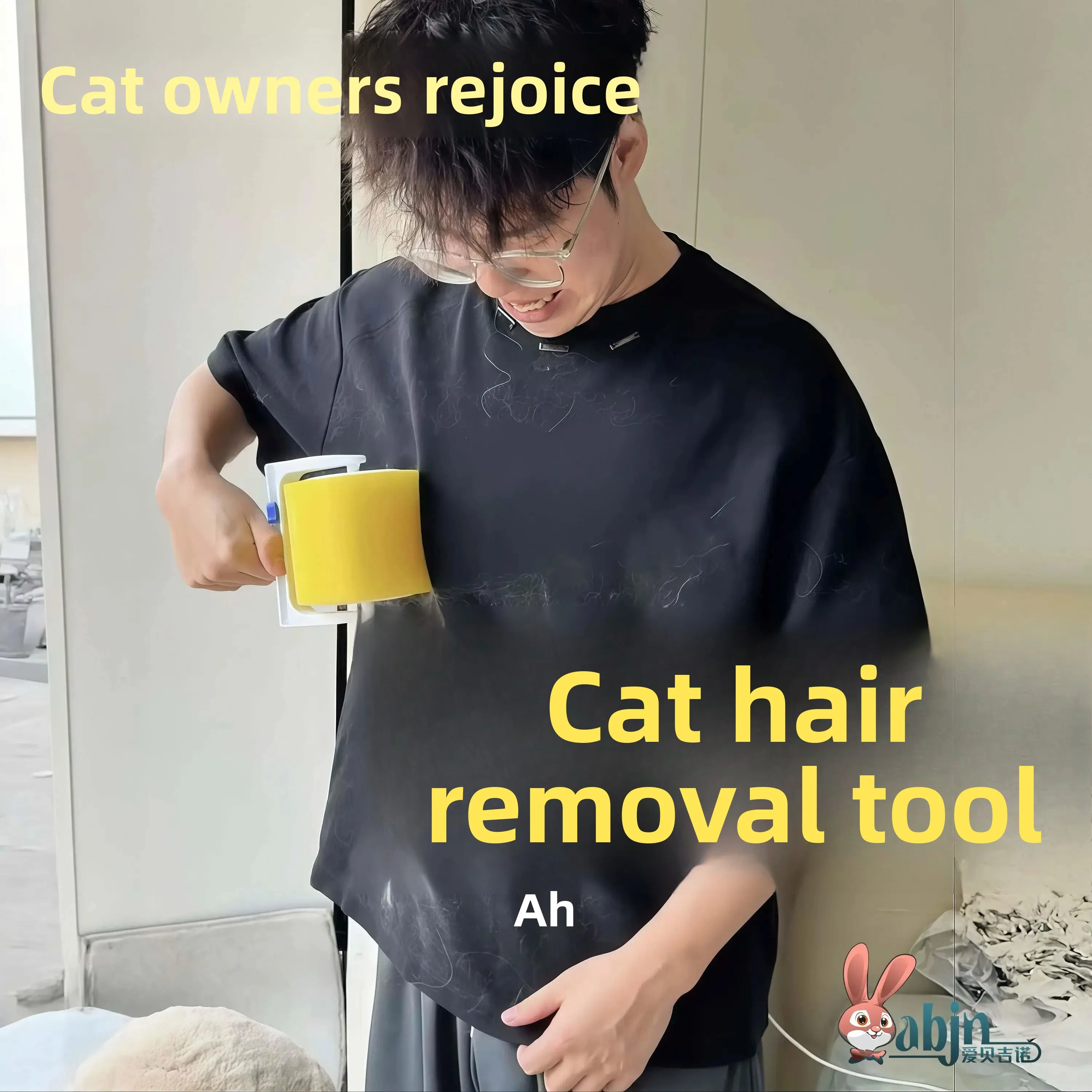 Tearable Sticky Hair Remover Roller for Cats Clothing Dust Cleaner Strong Adhesive Pet Hair Lint Roller Special for  Owners
