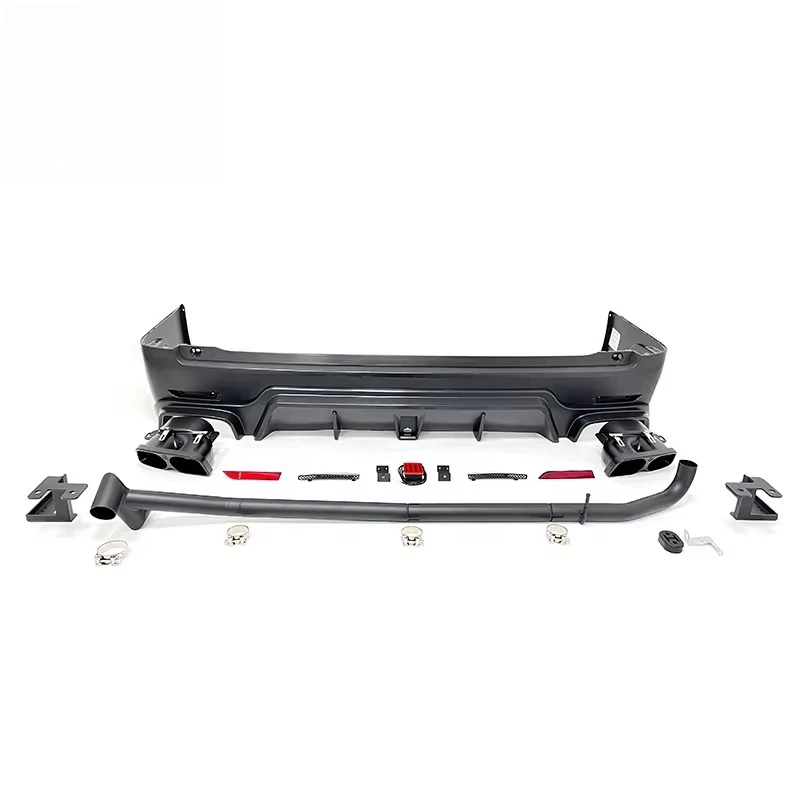 2019 Year HIACE Japan Style Body Kit for Front Bumper Rear Bumper Exhaust Tips with  Accessories  Option Body Kits Parts