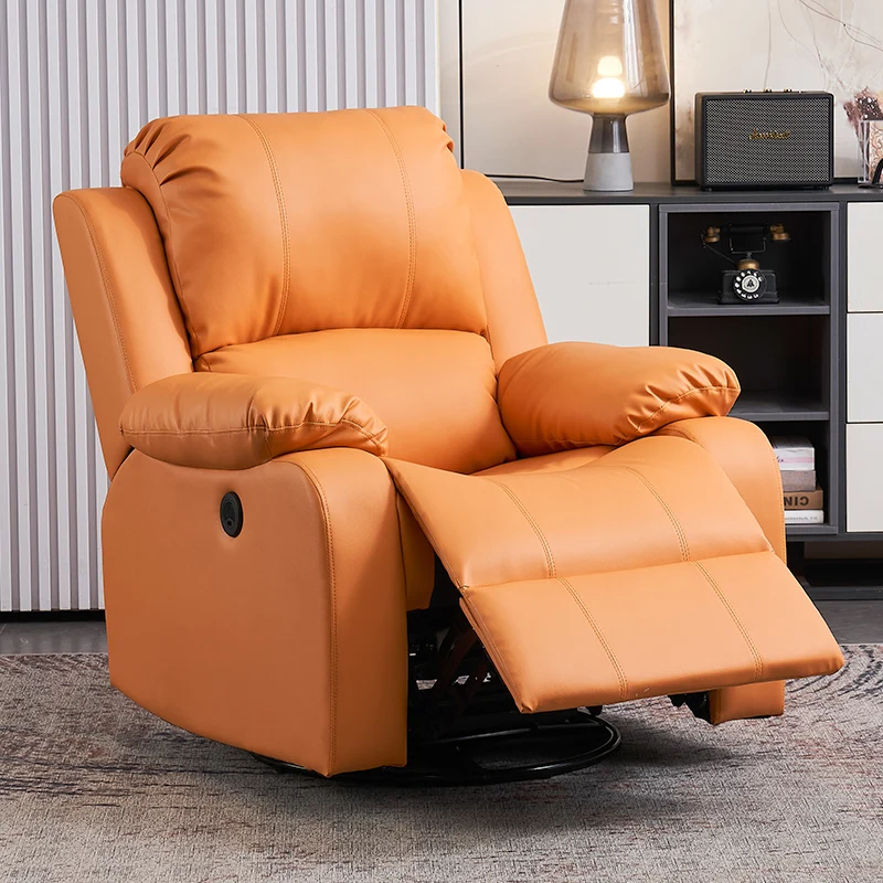 Luxury Living Room Sofa Theater Seating Chair Single Recliner Reclining Sofas Power Divani Da Soggiorno Relax Armchair Electric