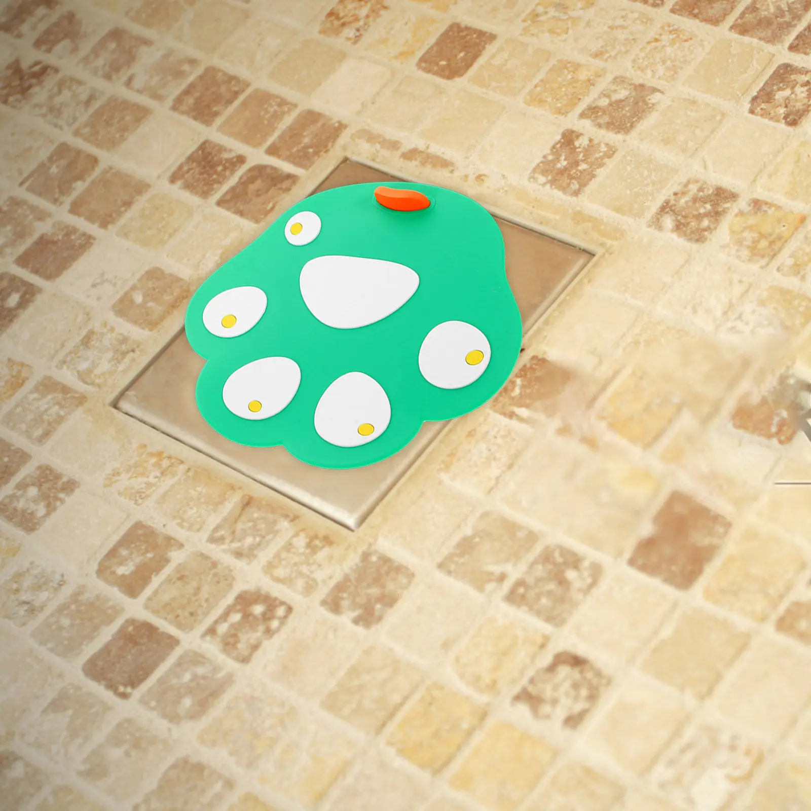 Cat Paw Silicone Floor Drain Cover Hair Catcher Anti Clog Odor Blocker for Shower Bathroom Kitchen Sink