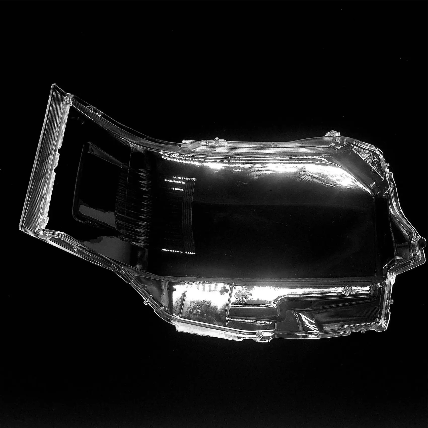 موثوقة-لتويوتا هايس 200 سلسلة 2010-2013 العلوي قذيفة غطاء مصباح غطاء للعدسات شفافة غطاء المصباح