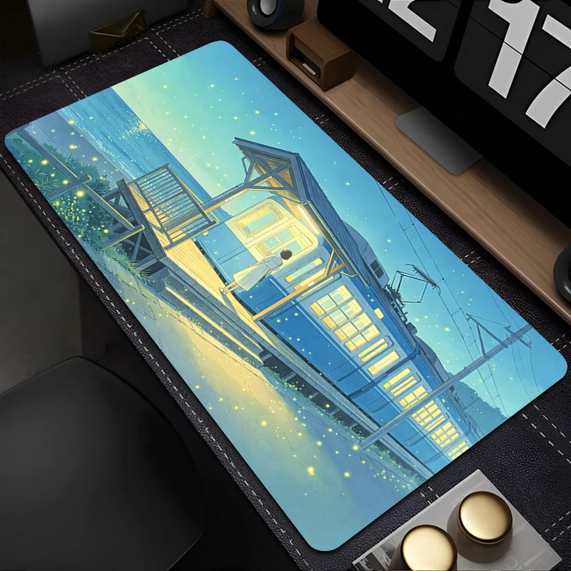 High-Quality Mouse Pad Large Extended Gaming Desk Mat Healing scenery Carpet Non Slip Gamer Pad Rubber Base Computer Mouse Pad