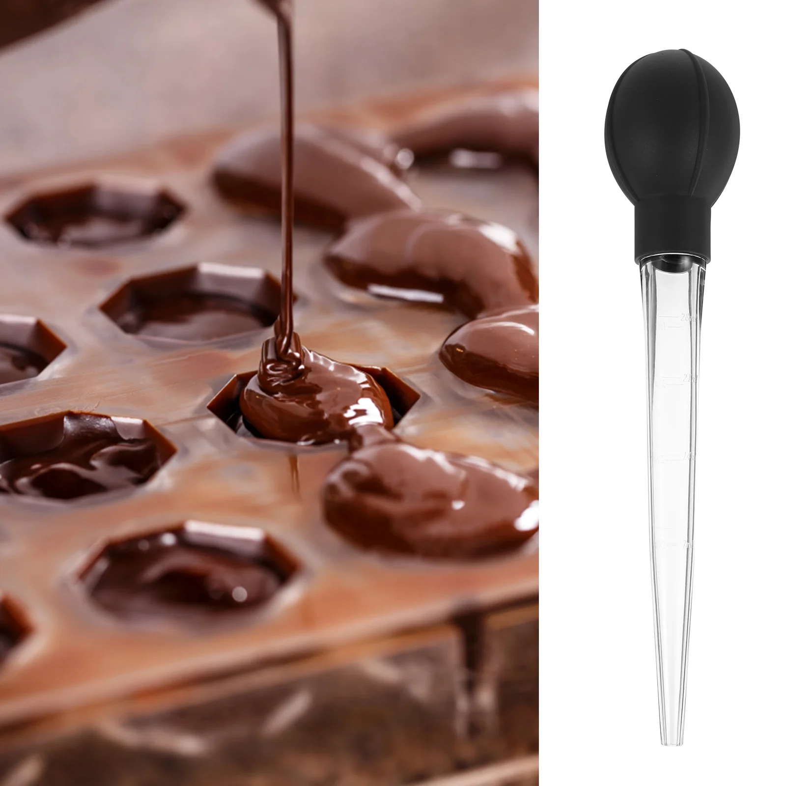 Liquid Food Dropper Backpipetten mit Messungen Squeeze Transfer Dropper