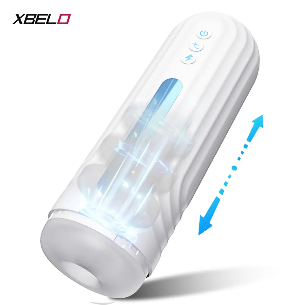 Mainan Seks Alat Masturbasi Vagina Masturbasi Pria Otomatis Masturbasi Teleskopik untuk Pria Barang untuk Dewasa Mastubator Piston