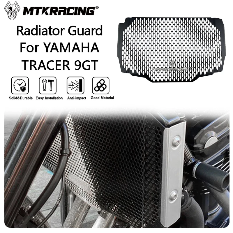 

MTKRACING Radiator Guard For YAMAHA TRACER 9GT 2021 Motorcycle Accessories Radiator Guard Water Tank Protection Grille