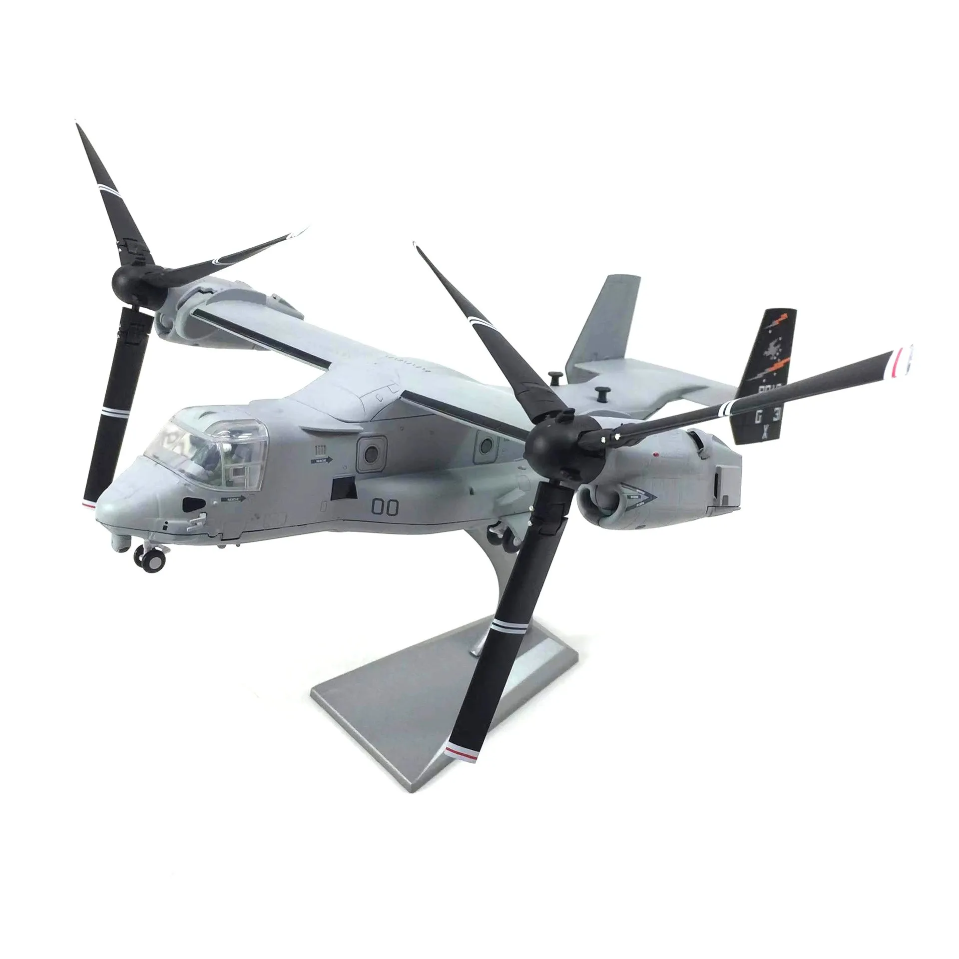 Die-Cast Alloy Model 1:72 Scale American Bell Transport V-22 Osprey Tiltrotor Aircraft Models Indoor Collection Ornament Gift