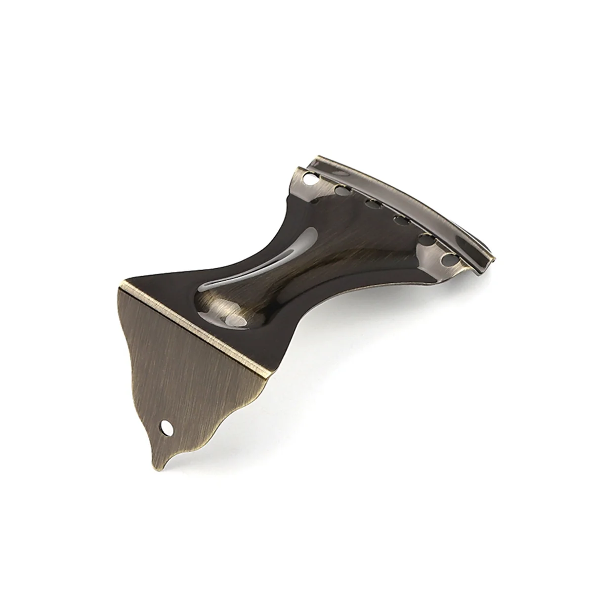 SLQZT สังกะสีอัลลอยด์ Tailpiece สําหรับ Dobro 6 Strings Resonator ซ่อมกีตาร์เปลี่ยนอุปกรณ์กีตาร์ไฟฟ้า