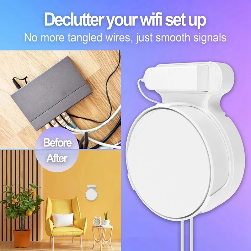 ПОЛНЫЙ подходит для маршрутизатора TP-Link Deco X50-Poe Wi-Fi 6, настенный кронштейн, настенная стойка для хранения