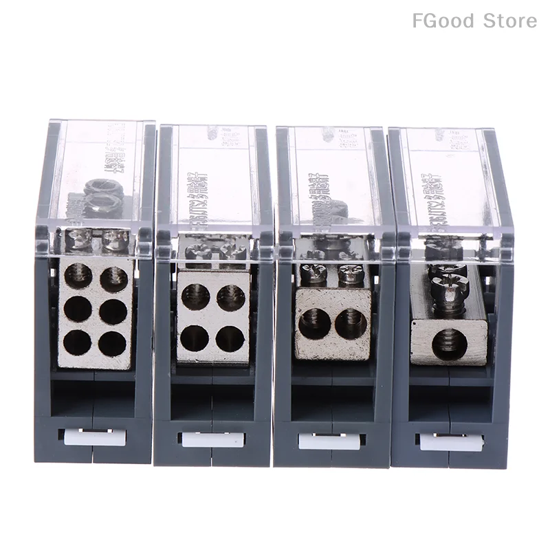 1pcs 150A Din Rail Wire Connector Block Terminal Cable Distributor One In Multiple Out Adapter Junction Box For Circuit Breaker