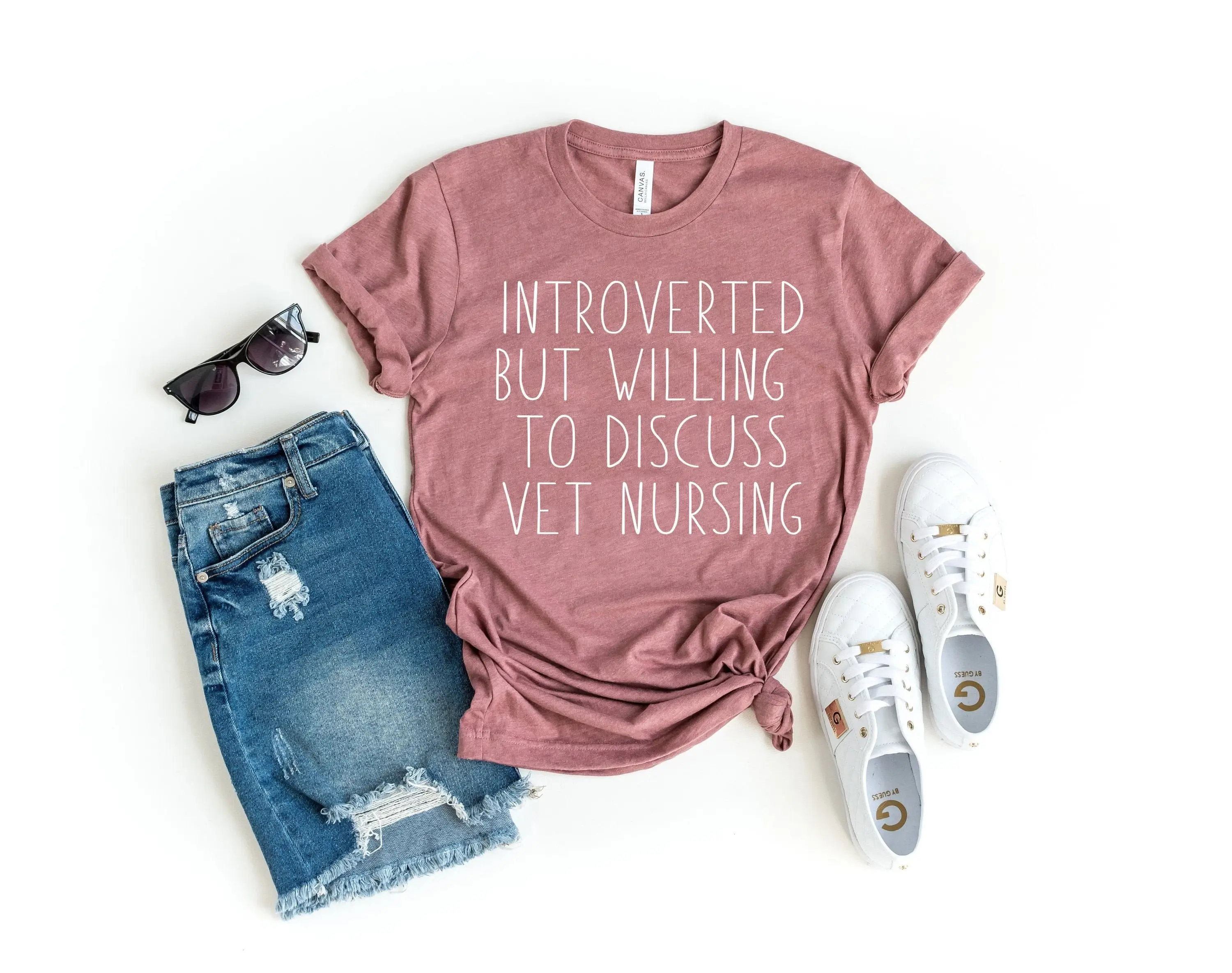 Introvert veterinary nurse shirt vet gift veterinarian graduation for school student