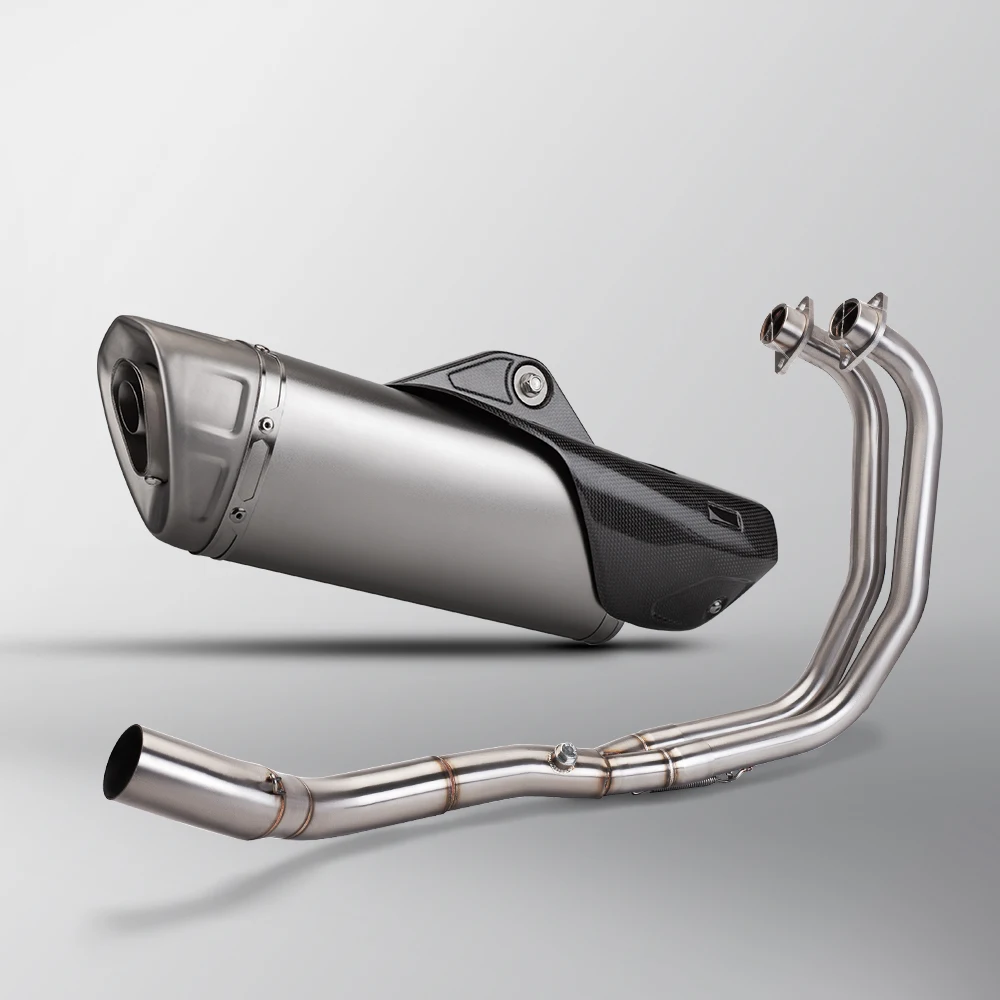 

FOR Yamaha R3 R25 V1 V2 V3 MT25 MT03 Straight Motorcycle Full System Exhaust Header Manifold Stainless Steel 2015-2023
