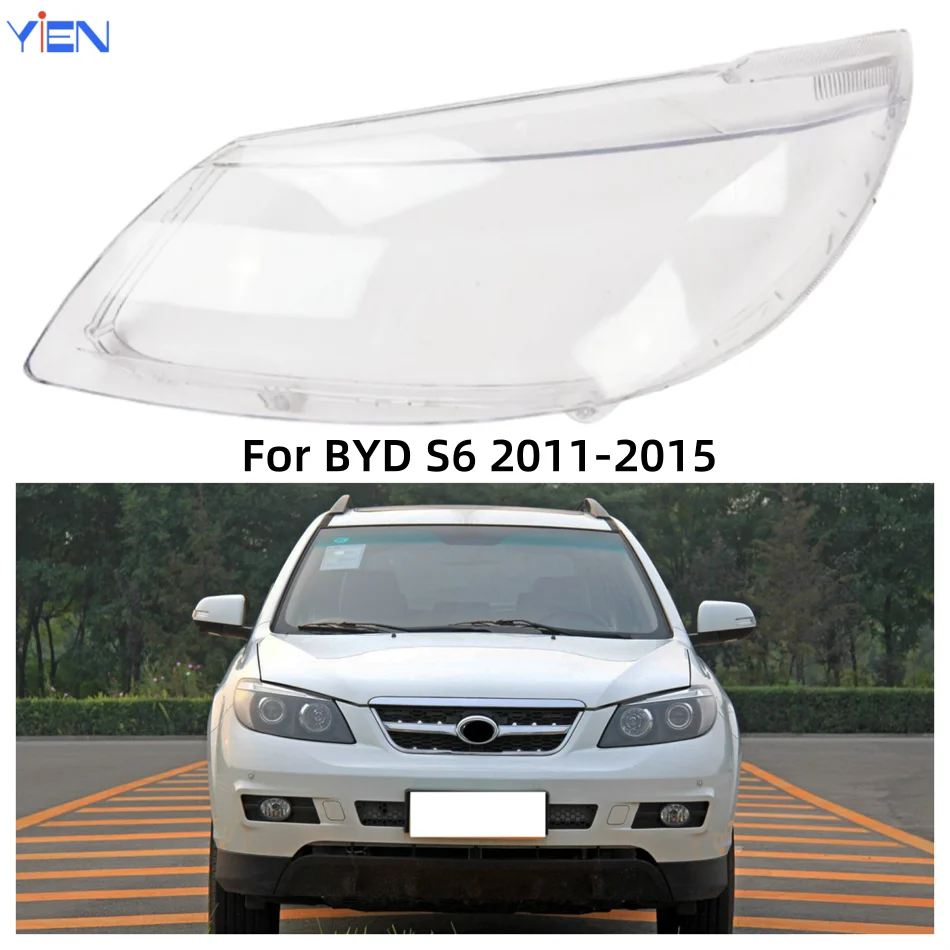 

For BYD S6 2011 2012 2013 2014 2015 Car Replacement Parts Lampshade Headlight Shell Car Front Headlight Lens Cover Lights Shell