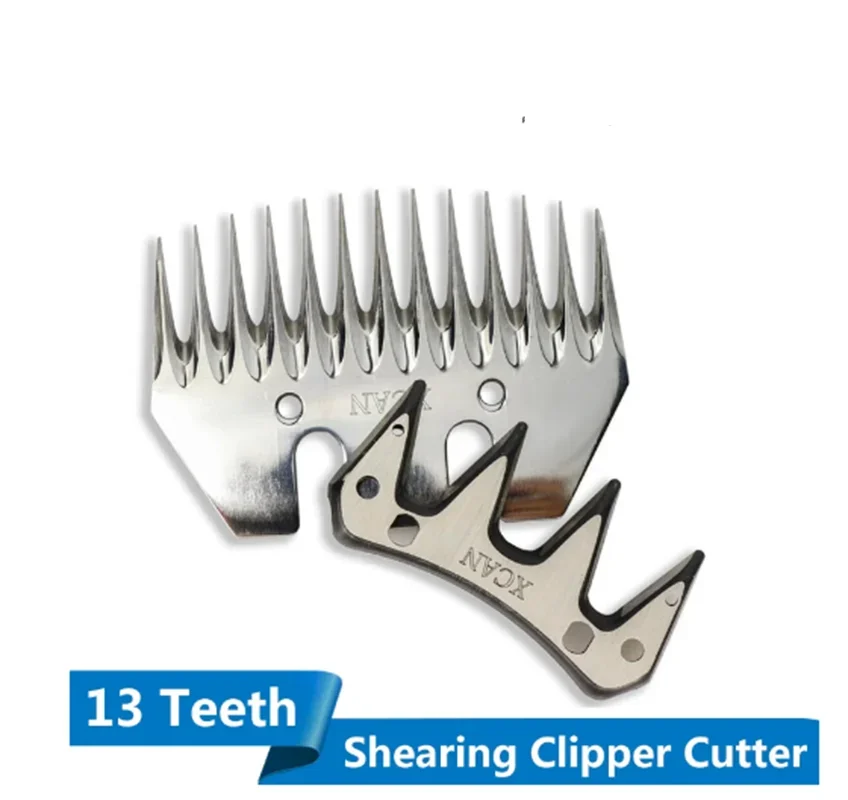 9T/13T Goat Shearing Straight Tooth Knife Goat Clipper Wool Scissors Blade Electric Sheep Shear Livestock Grooming