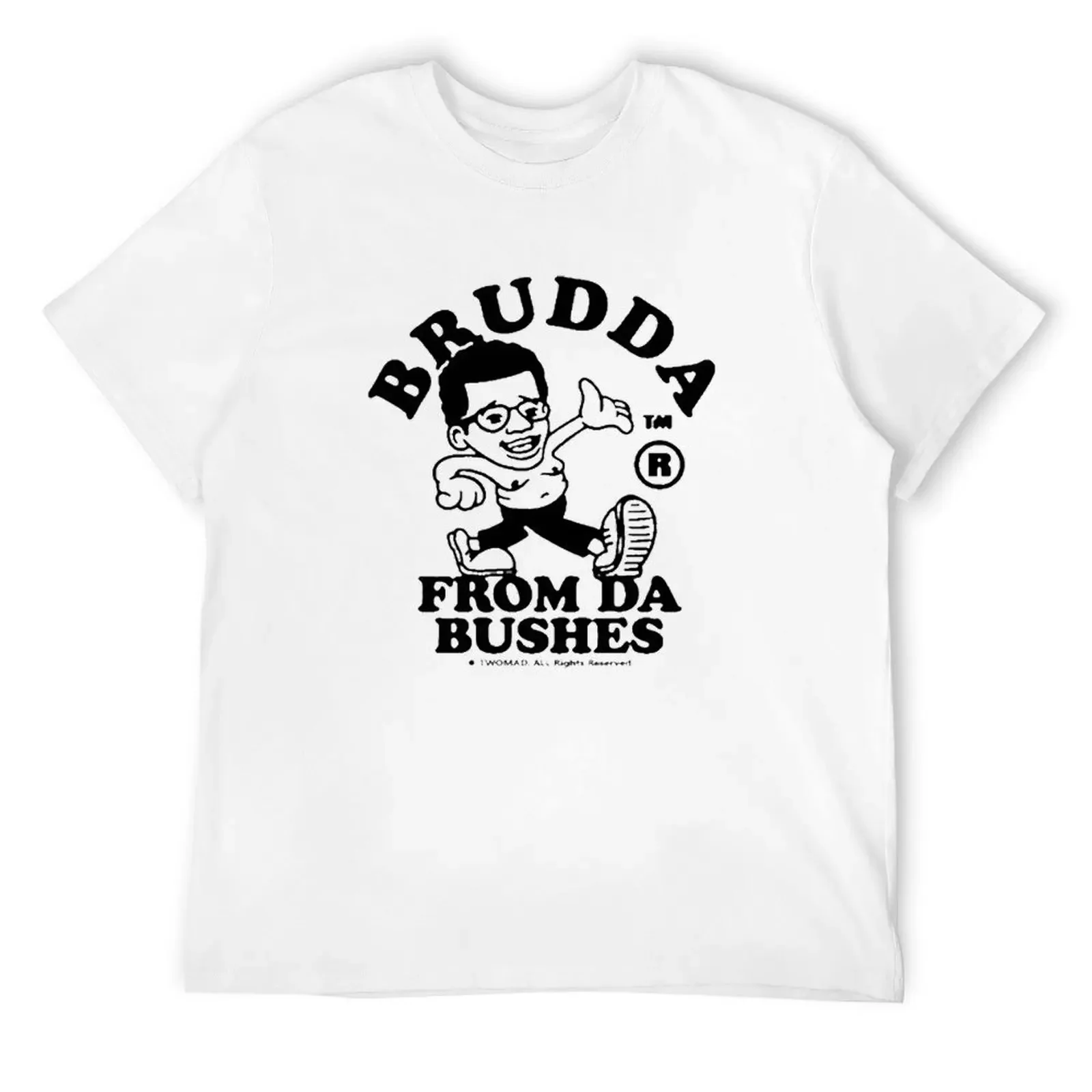 Twomad Brudda From Da Bushes T-Shirt summer shirt funny gifts tee shirts for men