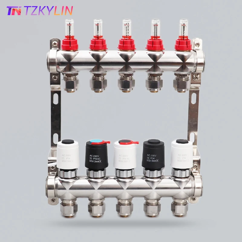 

1/510 AC230V нормально открытые и нормально закрытые электрические приводы для подогрева пола M30 * 1,5 мм