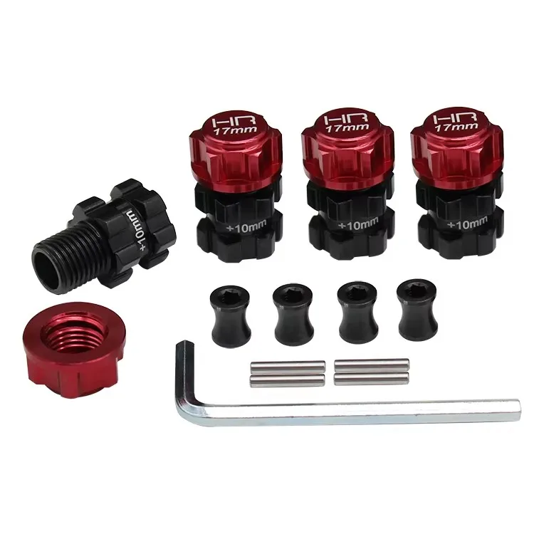 

Hot Racing light weight high performance aluminum 17mm hex wheel hub adapters for 1/10 Arrma 4X4 Granite Mega ve