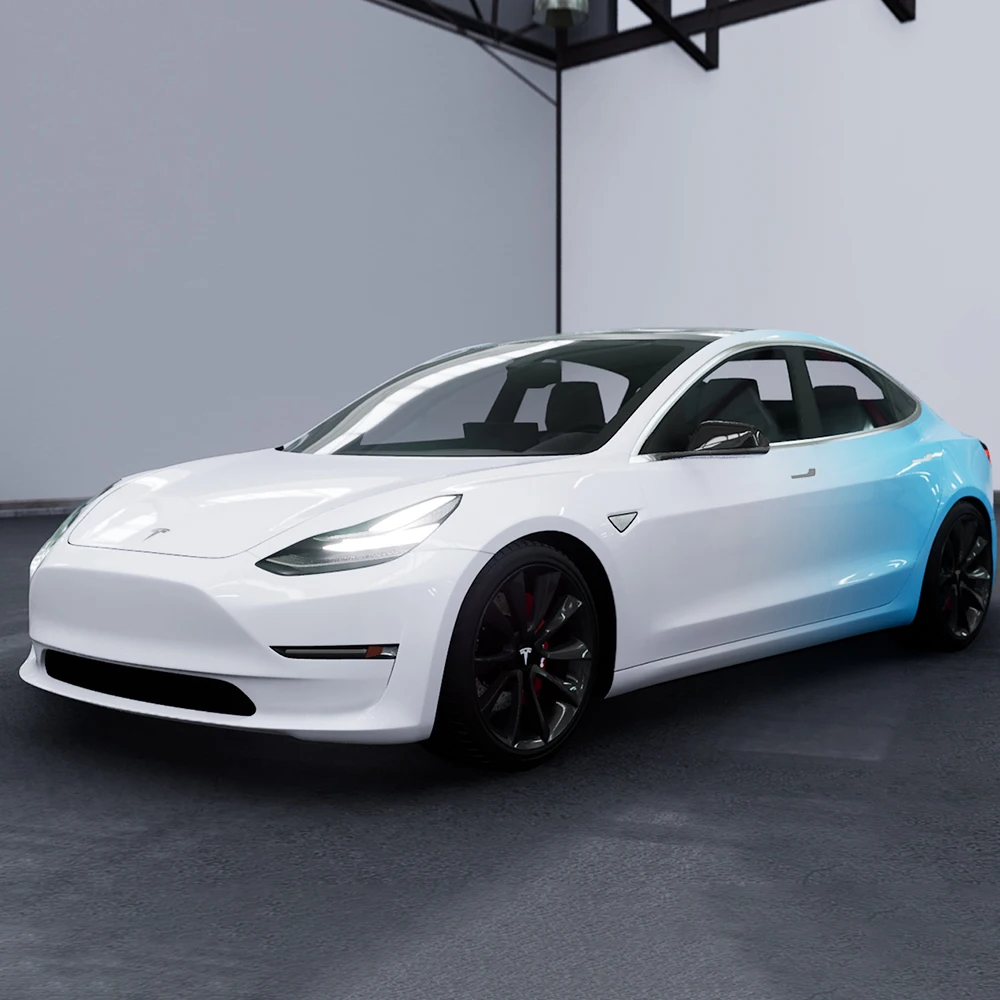 

Пленка для авто WRAPMASTER 1.52*20м, бело-синяя, на заказ, самоклеящаяся ПВХ-пленка, градиентный цвет, ПЭТ-винил, виниловая пленка для оклейки авто, автомобильная наклейка