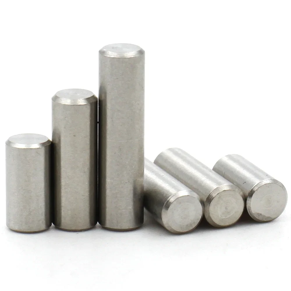 M1 M2 M2.5 M3 M4 M5 M6 M8 M10 M12 304 Stainless Steel Bearing Positioning Fixing Solid Dowel Cylindrical Pin GB119 4-100mm