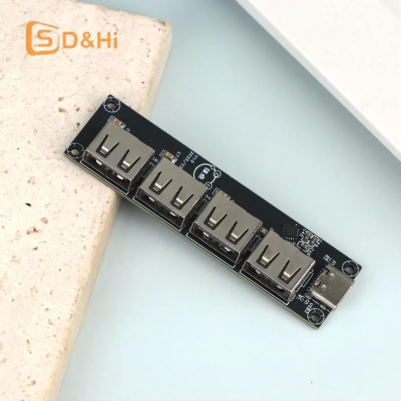 CH334 USB 2.0 HUB 4 Port USB Expander MTT Multi Transaction Translator USB Splitter Module For DIY Electronics