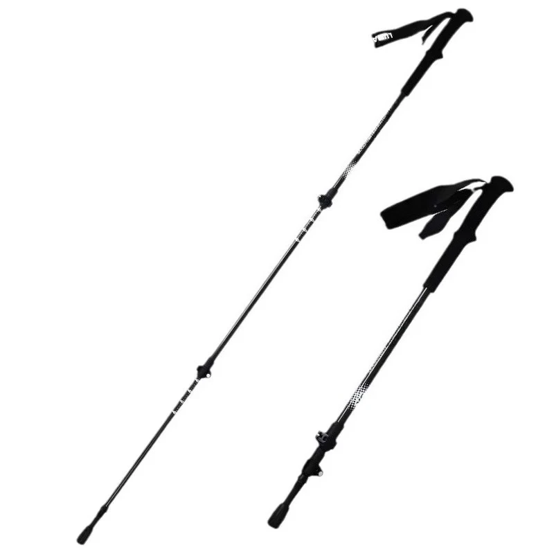 

3K Carbon Fiber Telescopic Hiking Pole Professional Anti-Slip Walking Stick for Trekking