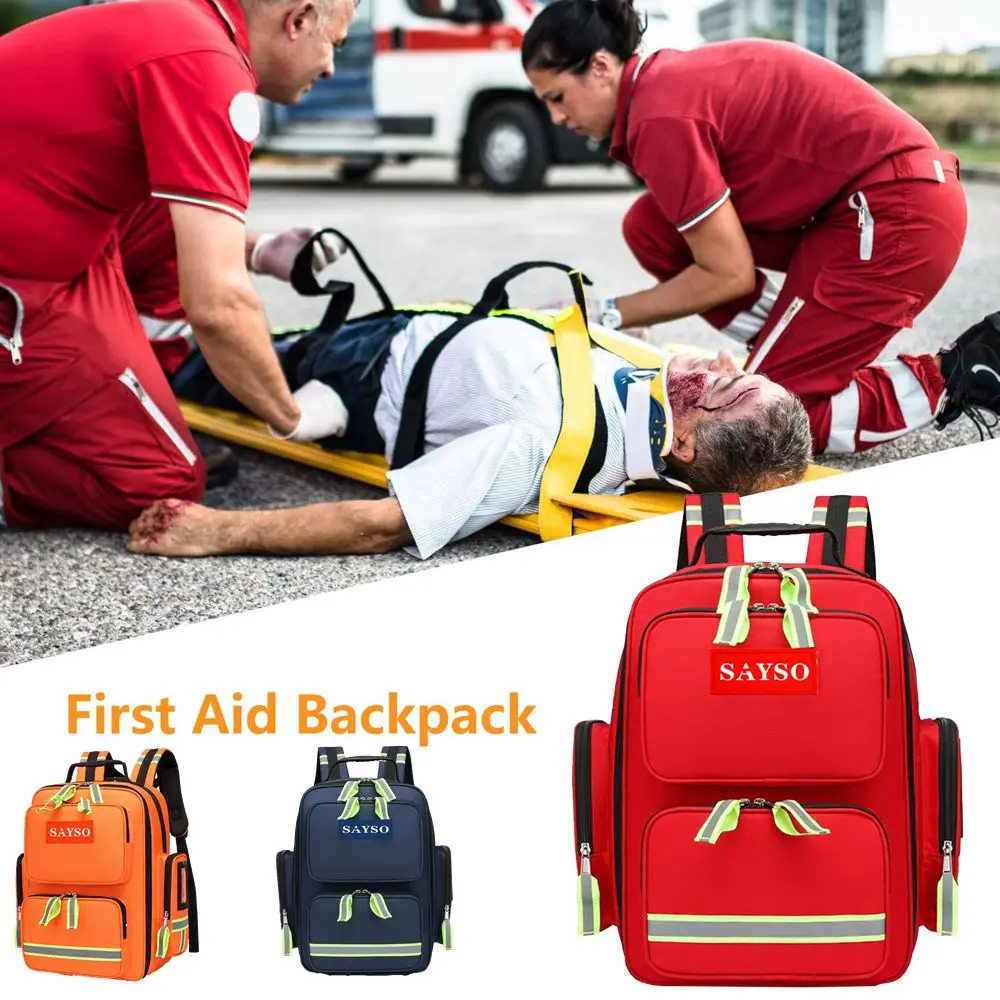 

First Aid Kits Emergency Rescue Backpacks Large Capacity Sorted Storage Outdoor Camping Survival Kits Medical Kits