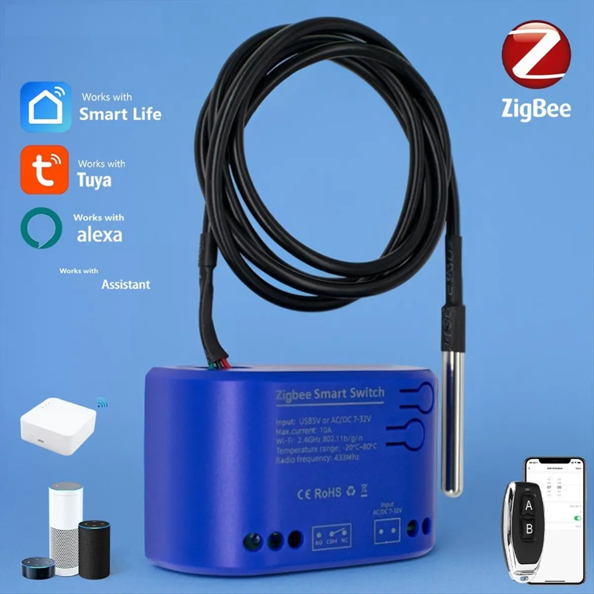 Zigbee 1 Gang Smart…